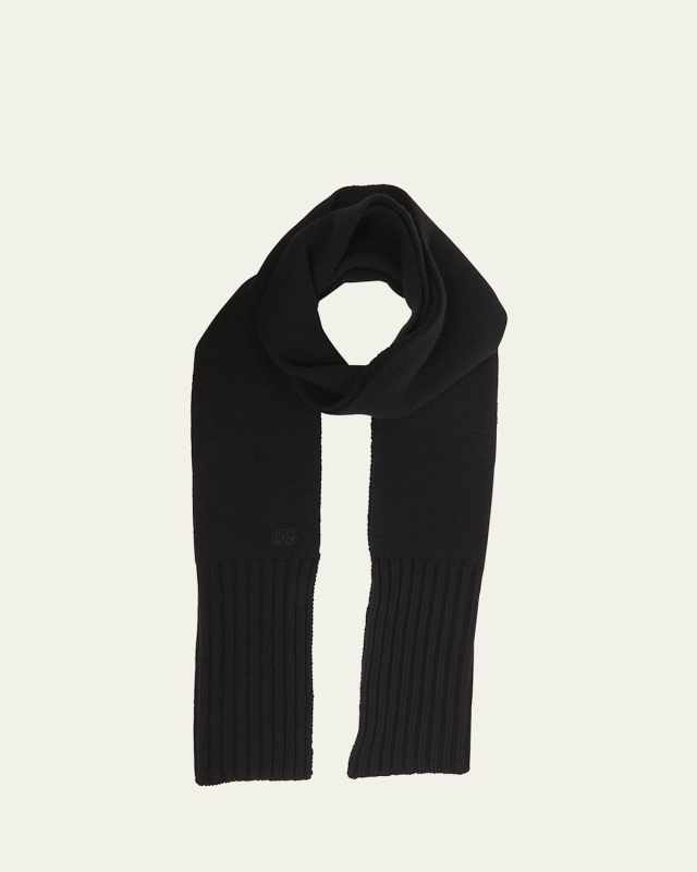 DG Logo Knit Ribbed Scarf